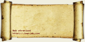 Isidor Vojnović vizit kartica